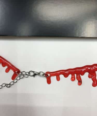 Blood Drip Necklace for Halloween 11