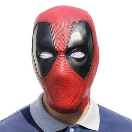 Deadpool Cosplay Maske aus Latex 18