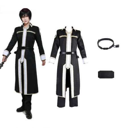 Sword Art Online Alicization Kirigaya Kazuto Kirito Cosplay Costume Uniform Men Halloween Uniform Outfit