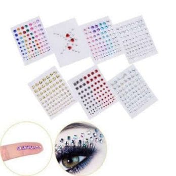 body paint Glitter Festival Party Face Makeup Gems Rhinestone Jewel Body Tattoo Stickers Eye Gems Stickers Makeup 3