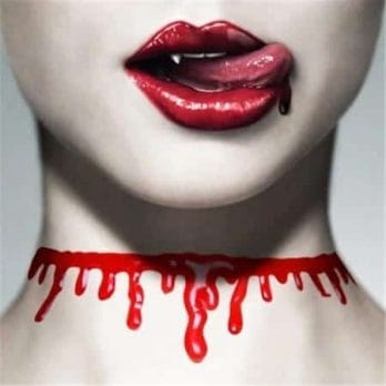 Halloween Decoration Horror Blood Drip Necklace Fake Blood Vampire Fancy Joker Choker Costume Necklaces Party Accessories June12 2