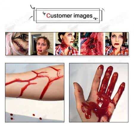 Ultra realistic blood for fake wounds and vampire cosplay 4