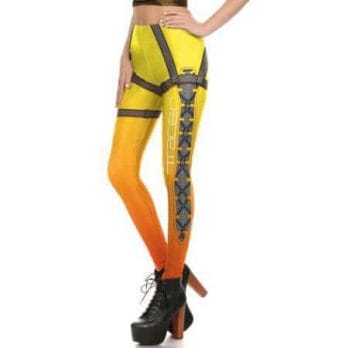 Game OW costume Tracer Women Cosplay Tops/ Pants sexy anime clothing costume comfortable legging tights S-XL 3