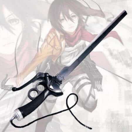 Attack On Titan Mikasa Ackerman sword cosplay RivaMika LeviMika sword Movie simulation weapon Prop 1