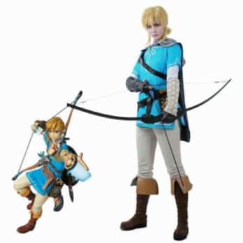 Link Cosplay Costume Male Outfit Cloak The Legend of Zelda: Breath of the Wild