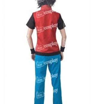 Anime Game Trainer Red Cosplay Costume With Hat And Wristguards Included - Ash Ketchum Cosplay Outfit 5