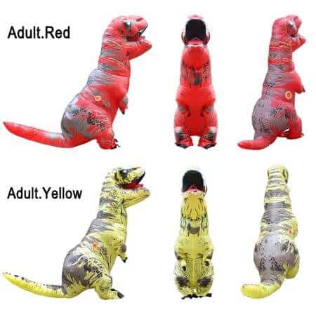 Aufblasbares Dinosaurier Kostüm für Kinder und Erwachsene 22