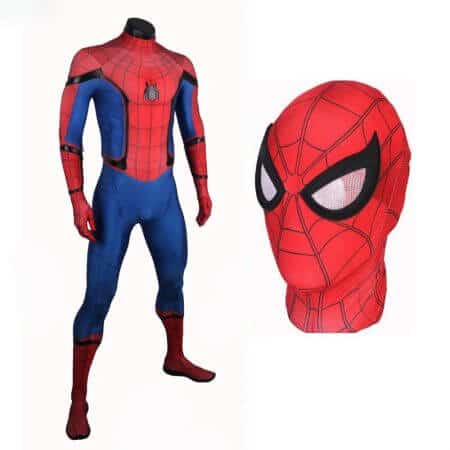 Ling Bultez High Quality Spiderman Homecoming Cosplay Costume 2017 Tom Holland Spider Man Suit 2017 Homecoming Spiderman Costume