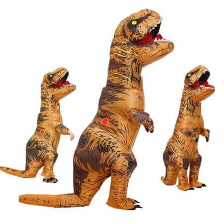 Aufblasbares Dinosaurier Kostüm für Kinder und Erwachsene 21