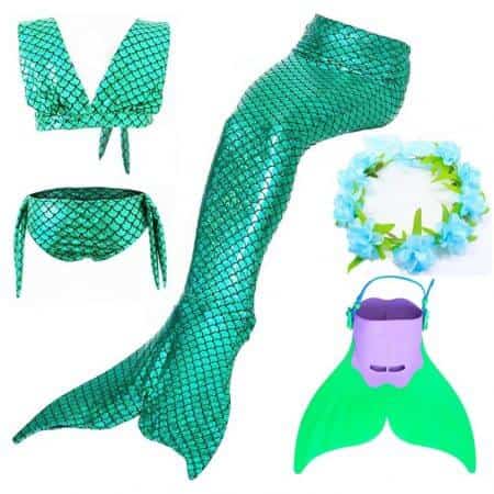 Meerjungfrau Bikinis Set für Mädchen 3