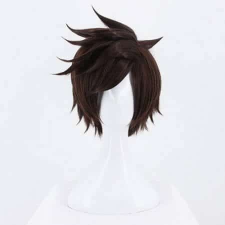 Overwatch Tracer Cosplay Wig 9