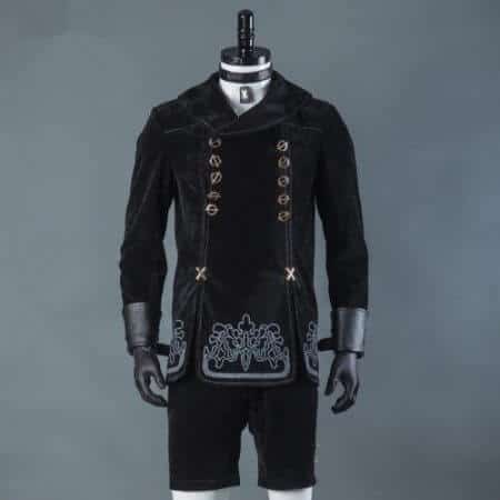 Hot Games NieR Automata 9S Cosplay Costumes Men Fancy Party Outfits Coat YoRHa No. 9 Type S Full Set for Halloween