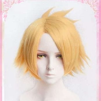 High Quality Kaminari Denki Wigs My Hero Academy Heat Resistant Synthetic Hair Cosplay Costume Wig + Wig Cap 1