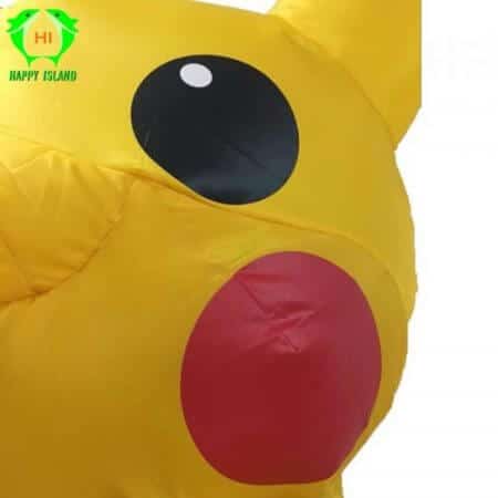 Inflatable Pikachu Costumes Halloween Cosplay Large Pokemon Mascot Costume for Kids Adults Men Women Party Inflatable Costume 3
