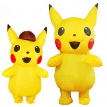Inflatable Pikachu Costumes Halloween Cosplay Large poke Mascot Costume for Kids Adults Men Women Party Inflatable Costume