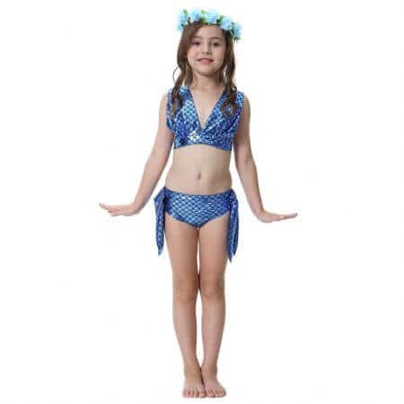 Meerjungfrau Bikinis Set für Mädchen 26