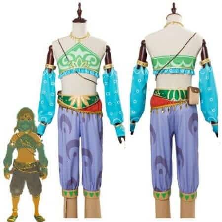 The Legend of Zelda Breath of the Wild Cosplay Costume Female Zelda Link Cosplay Costume Gerudo Halloween Carnival Costumes