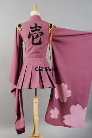 Vocaloid Hatsune Miku Senbonzakura Kimono Uniform Dress Outfit Anime Cosplay Costumes Whole Set 3