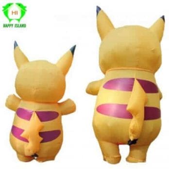 Inflatable Pikachu Costumes Halloween Cosplay Large Pokemon Mascot Costume for Kids Adults Men Women Party Inflatable Costume 2