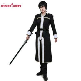 Sword Art Online Alicization Kirigaya Kazuto Kirito Cosplay Costume Uniform Men Halloween Uniform Outfit 2