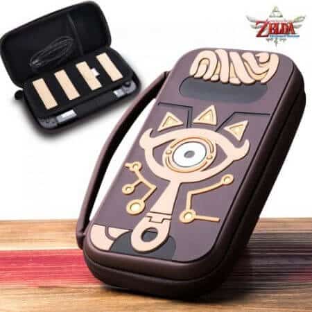The Legend of Zelda Sheikah Slate Carrying Storage Bag Switch Water-resistant Case Bags Silica Gel