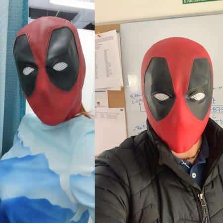 Deadpool Cosplay Mask made of Latex 17