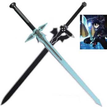 1:1 Sword Art Online Dark Repulser Kirito Kirigaya Sword Kirigaya Kazuto cosplay prop Yuuki Asuna black sword cosplay prop