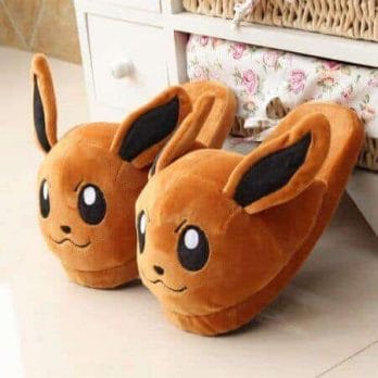 Winter lovely Home Slippers Cartoon Pokemon Warm Shoes Women Cosplay Unisex Cartoon Cotton slippers shoes 2