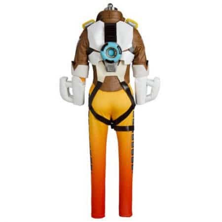 OW Game Hero Tracer Lena Oxton Cosplay Outift Video Game Cosplay Halloween Costumes For Female Girls Full Set Free Shipping 3