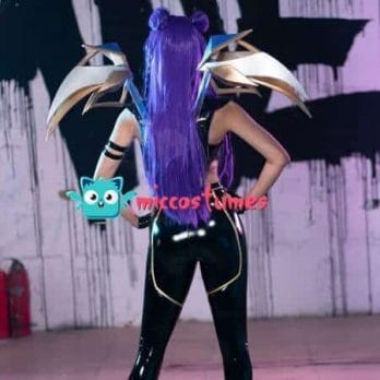 Game LOL K/DA Pop Star Girls Kai'Sa Cosplay Costume Woman Halloween Outfit Costume 2