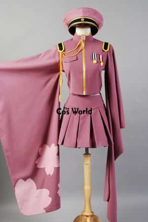 Vocaloid Hatsune Miku Senbonzakura Kimono Uniform Dress Outfit Anime Cosplay Costumes Whole Set 1