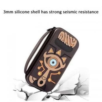 The Legend of Zelda Sheikah Slate Carrying Storage Bag Switch Water-resistent Case Bags Silica Gel 3