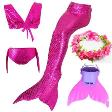 Meerjungfrau Bikinis Set für Mädchen 2