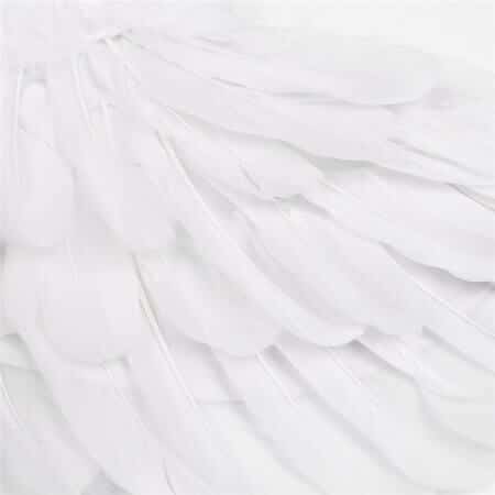 YiZYiF Children's White Feather Angel Wings for Dance Party Cosplay Costume Stage Show Masquerade Carnival Holiday Fancy Dress 4