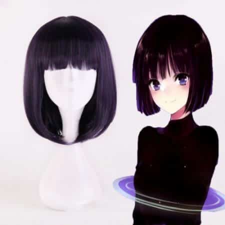 Anime Sailor Moon Cosplay Wigs Sailor Saturn Cosplay Wig Heat Resistant Synthetic Wig Halloween Carnival Party Women Cosplay Wig