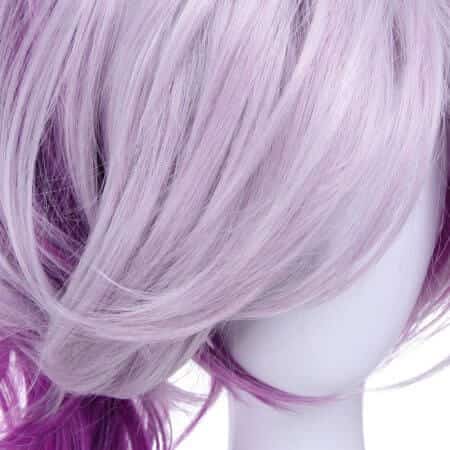 ROLECOS Game Character LOL Cosplay Headwear Luxanna Cosplay 30-45cm Dark Element SKin Cosplay White Purple Cosplay Hair 4