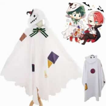 Boku No Hero Academia Ghost Deku Cosplay My Hero Academia Midoriya Izuku Halloween Cosplay Christmas Cloak Cape Robe Costumes f
