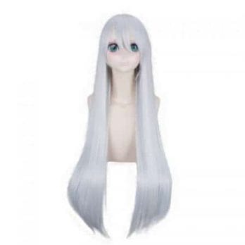 NieR Automata YoRHa Type A No.2 A2 Silver / Light Golden Long Wig Cosplay Costume Heat Resistant Synthetic Hair Women Wigs