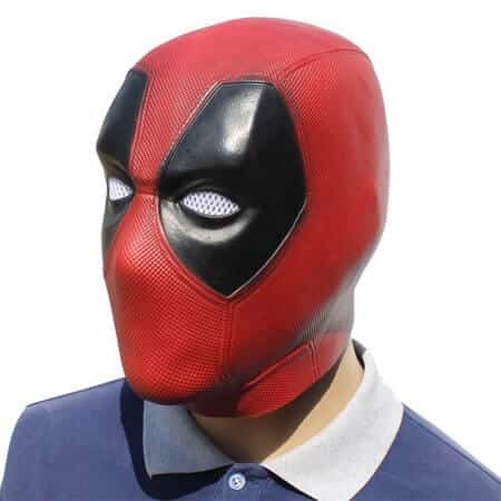 Deadpool Cosplay Maske aus Latex 20