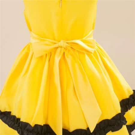 Pikachu Kostüm Kleid für kleine Mädchen 7