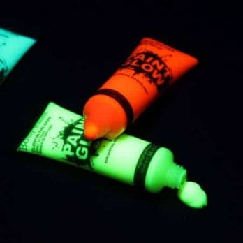 5 pcs Body Art Paint Neon Fluorescent Party Festival Halloween Cosplay Makeup Kids Face Paint UV Glow Painting 3
