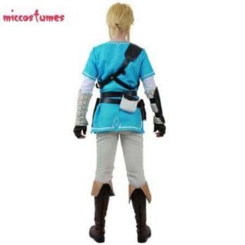 Link Cosplay Costume Male Outfit Cloak The Legend of Zelda: Breath of the Wild 3