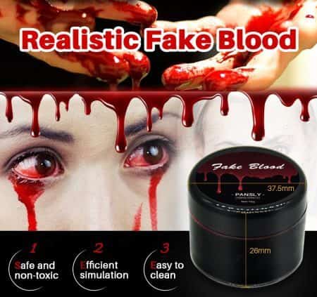 Ultrarealistisches Blut für gefälschte Wunden und Vampir Cosplay 3