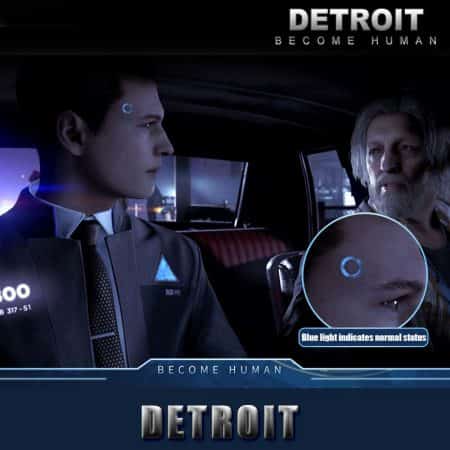 Detroit Become Human Cosplay LED Requisite für den Kopf 11