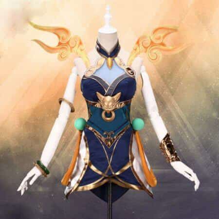 UWOWO Game League of Legends LUNAR EMPRESS LUX Cosplay Costume Women LOL Luxanna Crownguard The Lady of Luminosity Costume