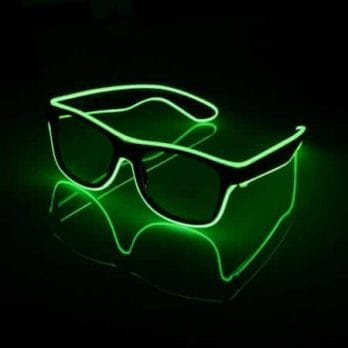 Flashing Glasses EL Wire LED Glasses Glowing Party Supplies Lighting Novelty Gift Bright Light Festival Party Glow Sunglasses 2