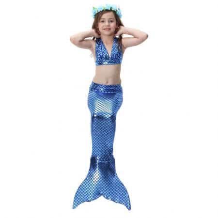 Meerjungfrau Bikinis Set für Mädchen 17