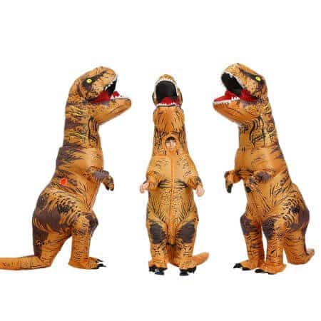 Aufblasbares Dinosaurier Kostüm für Kinder und Erwachsene 20