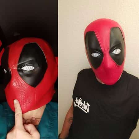 Deadpool Cosplay Maske aus Latex 16