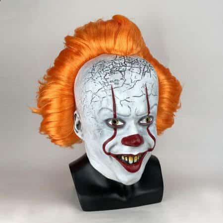 Joker Pennywise Mask Stephen King It Chapter Two 2 Horror Cosplay Latex Masks Helmet Clown Halloween Party Costume Prop 2019 4